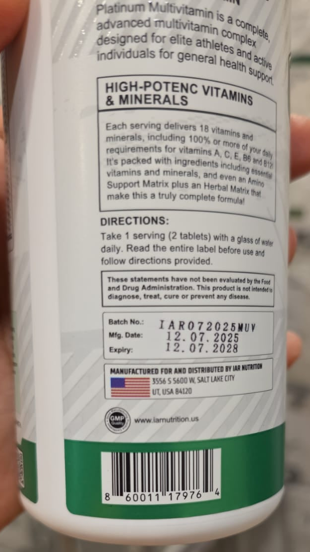 Gibbon White Series Multi Vitamin 90 Tabs-860011179764