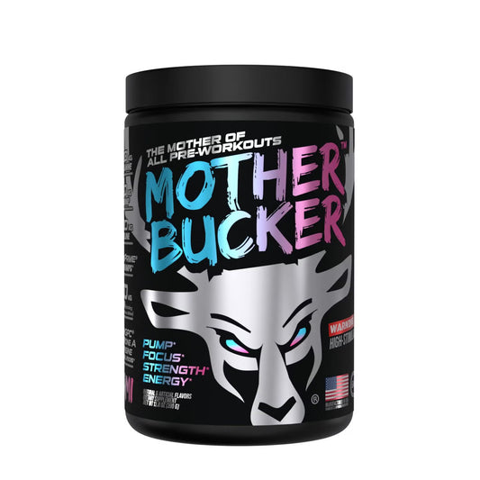 Bucked Up Mother Bucker – High-Stimulant Nootropic Pre-Workout (13.8 Oz / 20 Servings)