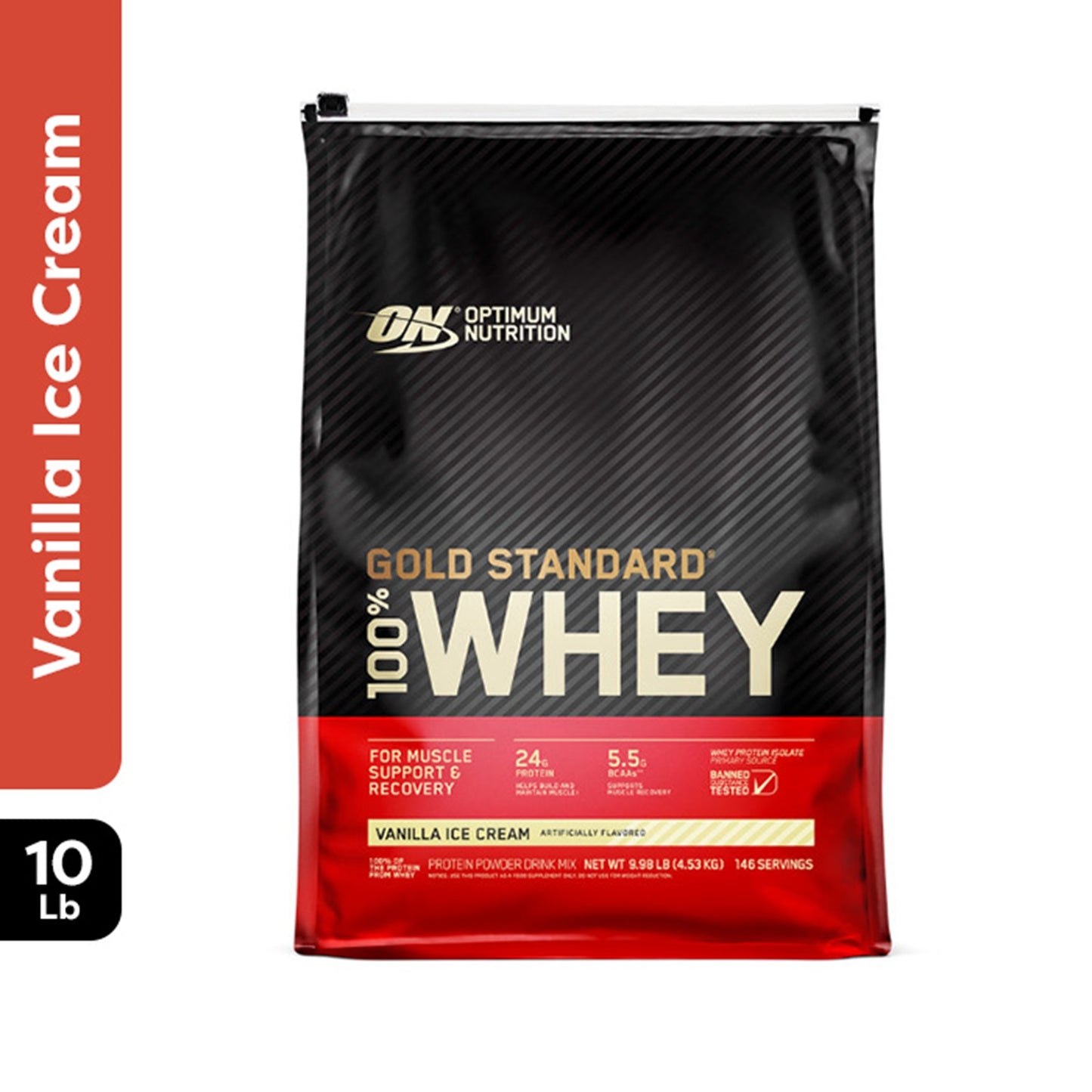 Optimum Nutrition 100% Gold Standard Whey Protein 10 Lb