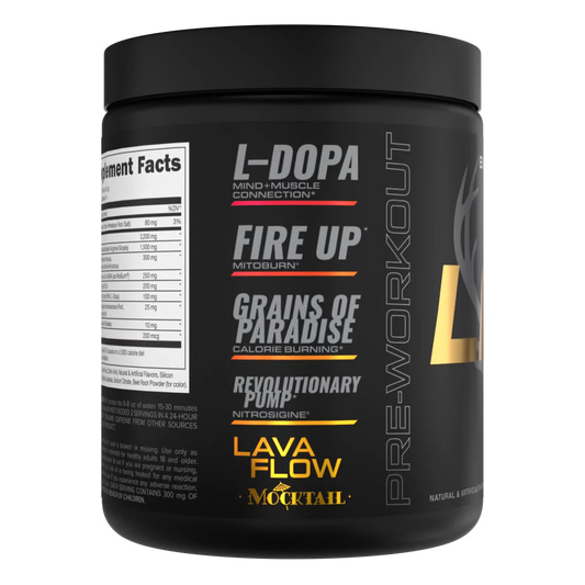 Bucked Up LFG Pre Workout - Supplement Powder for Energy, Pump, Endurance and Burn (30 Servings)