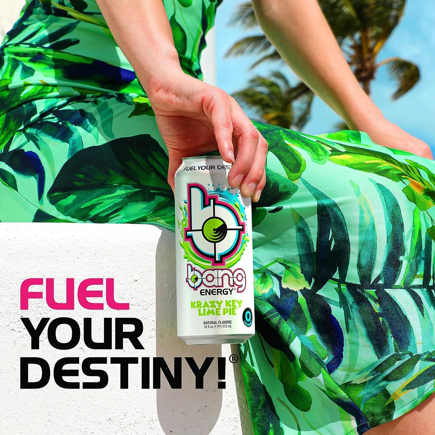 Bang Krazy Key Lime Pie Lemon Energy Drink