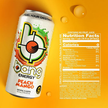 Bang Peach Mango Energy Drink