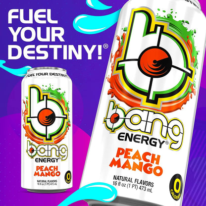 Bang Peach Mango Energy Drink