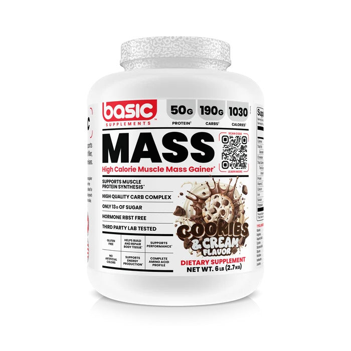 Basic Supplements high Calorie Muscle Mass Gainer 6LB