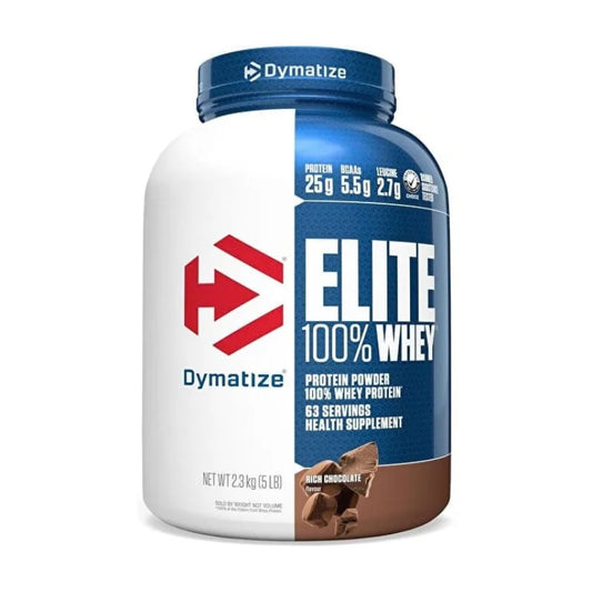 Dymatize Elite 100% Whey Protein Powder 5LB - 63 Servings