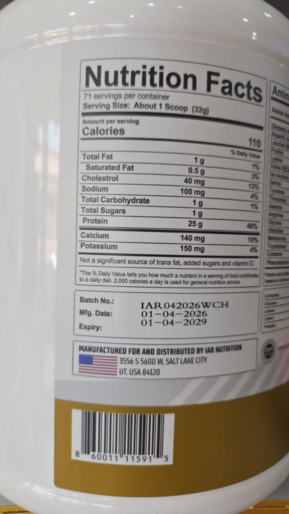Gibbon White Series "The Whey" 5LBS Protein