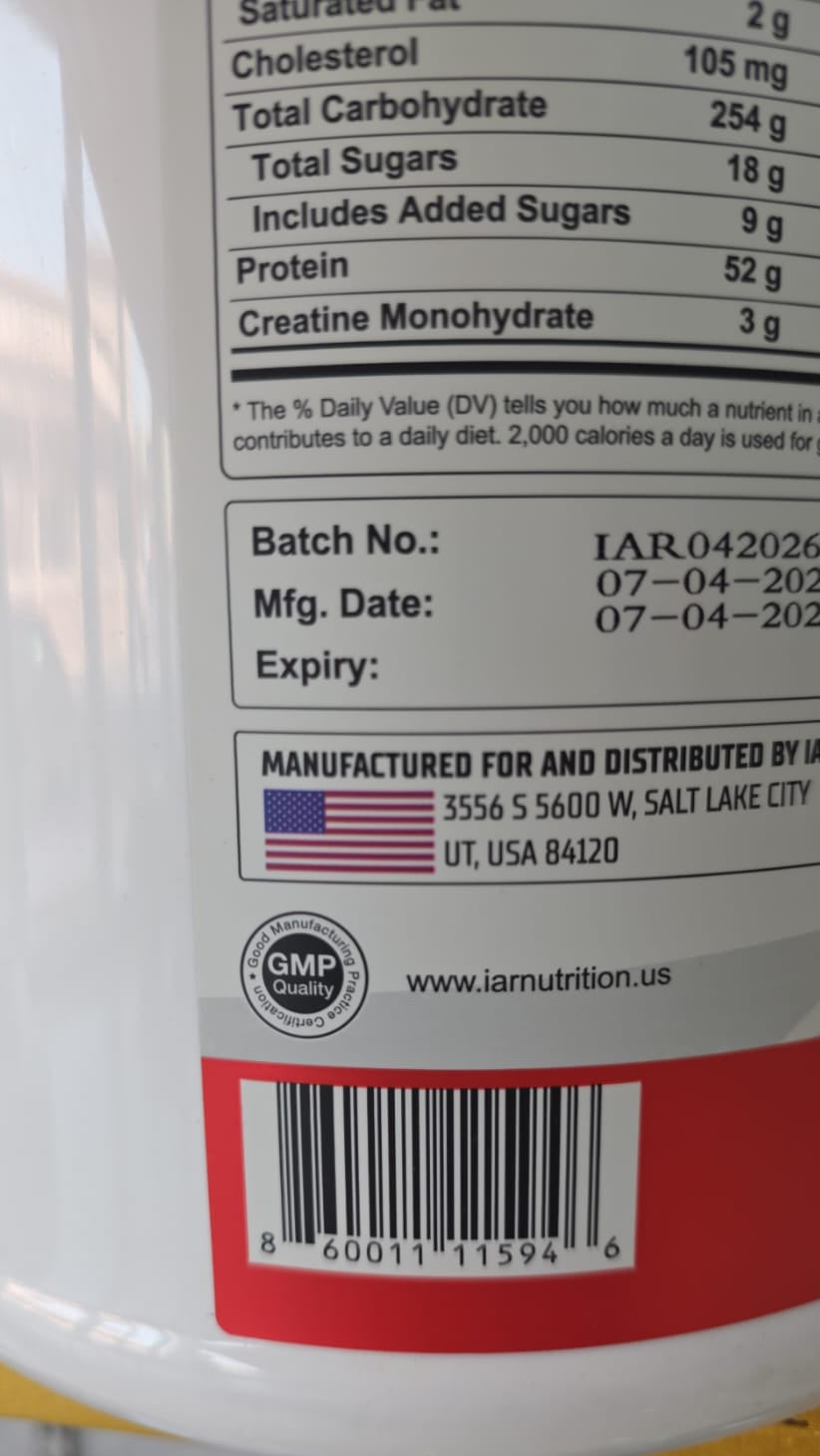 Gibbon White Series The Mass Gainer 6LB - 860011115946