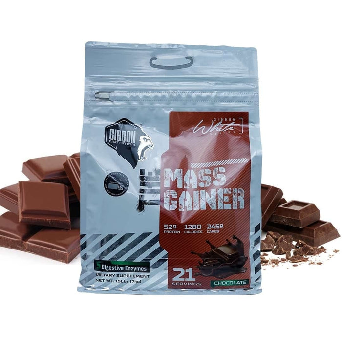 Gibbon White Series The Mass Gainer 7Kg Bag Default Title at Al Saqer Nutrition UAE