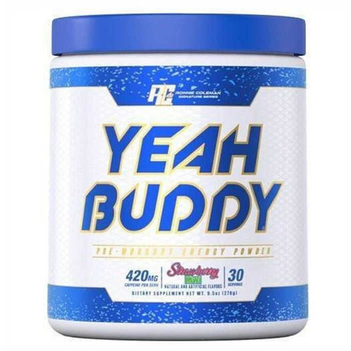 Ronnie Coleman Signature Series Yeah Buddy 30 Serve Pre-Workout Green Apple at Al Saqer Nutrition UAE