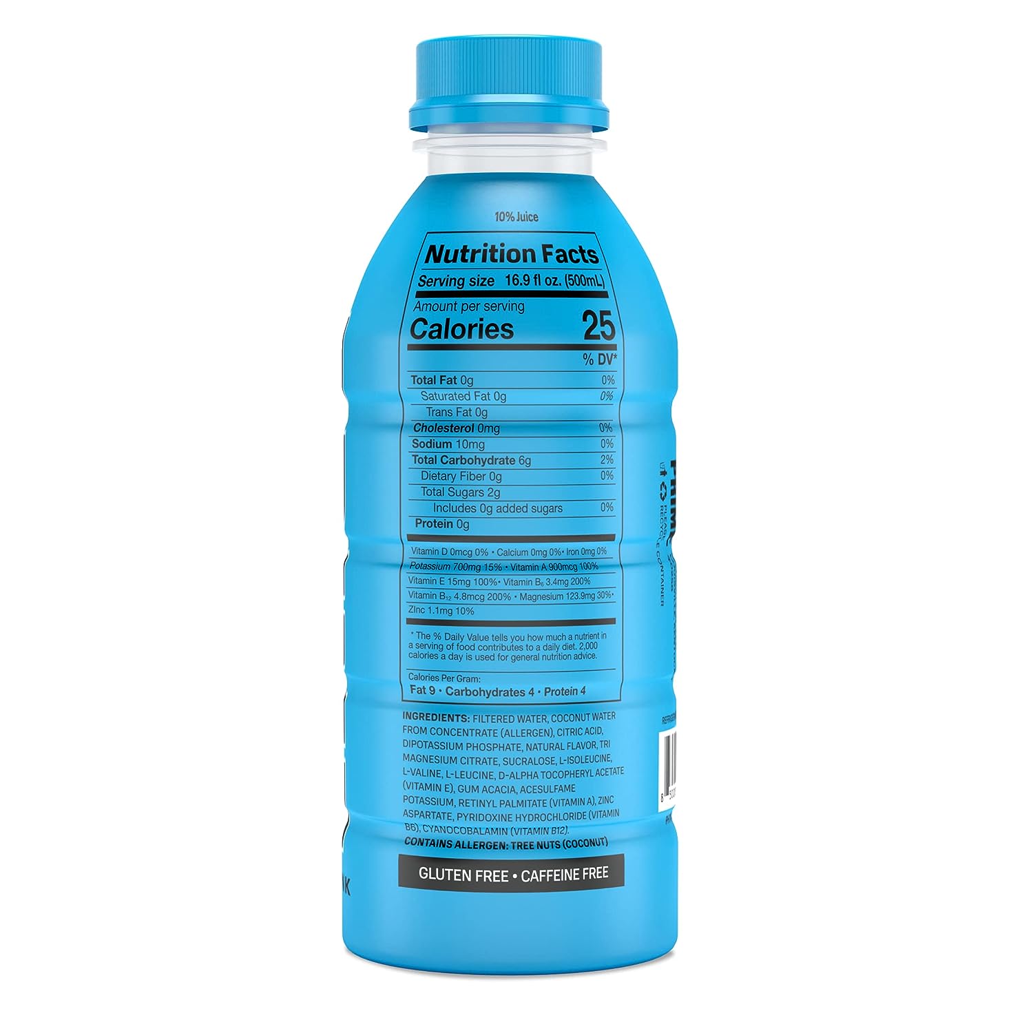 Prime Blue Raspberry Hydration Drink - 500ml Refreshing Hydration – AL ...