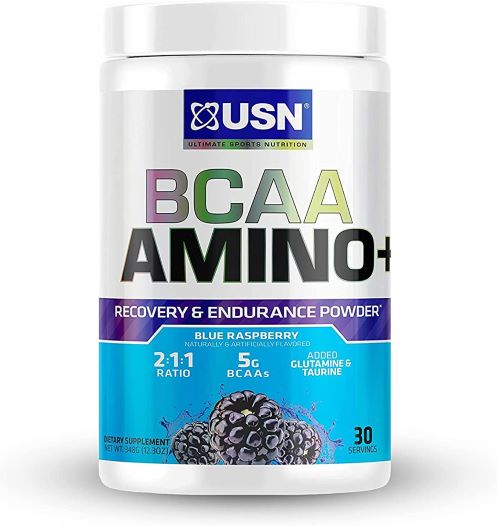 USN Supplements Bcaa Amino + Supplements, Blue Raspberry