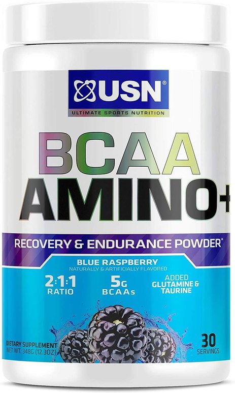 USN Supplements Bcaa Amino + Supplements, Blue Raspberry