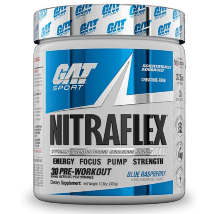 Gat Sport Nitra Flex Pre-Workout (30 Servings) Fruit Punch at Al Saqer Nutrition UAE