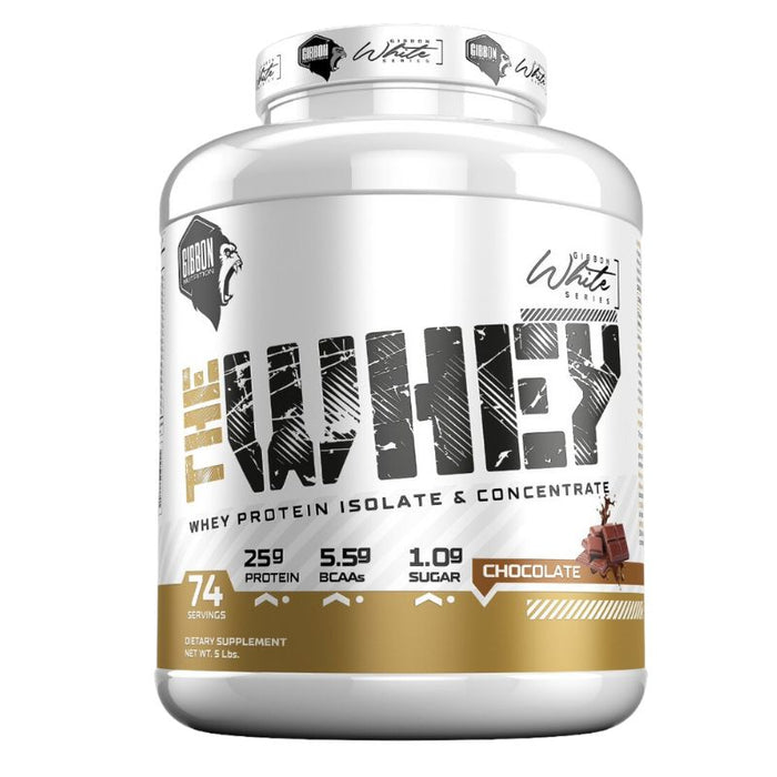 Gibbon White Series "The Whey" 5LBS Protein Chocolate at Al Saqer Nutrition UAE