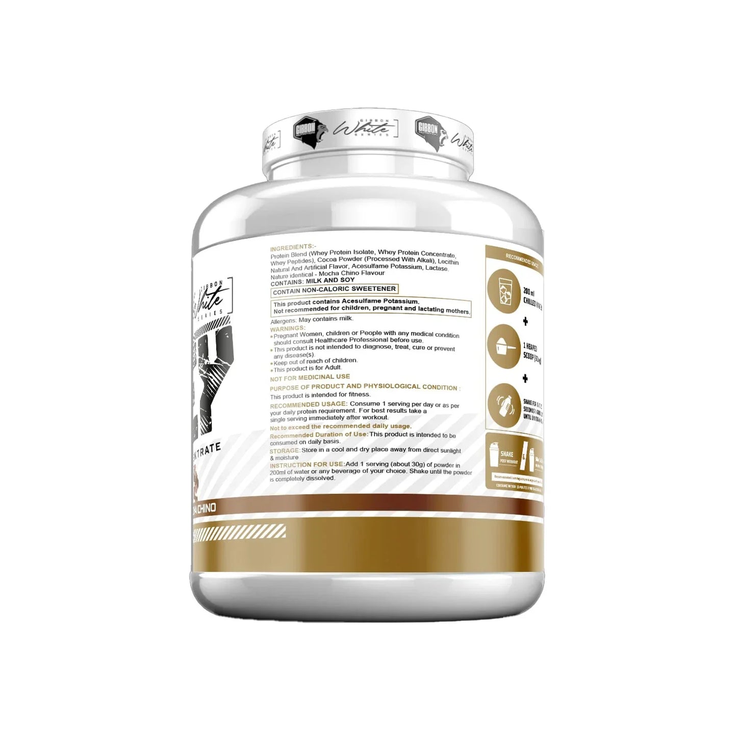 Gibbon White Series "The Whey" 5LBS Protein