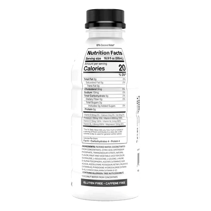 Prime Hydration Drink Sports Beverage "META MOON," Naturally Flavored, 10% Coconut Water, 250mg BCAAs, B Vitamins, Antioxidants, 834mg Electrolytes, Only 20 Calories per 16.9 Fl Oz Bottle - Life of Riley Supplements Trading LLC