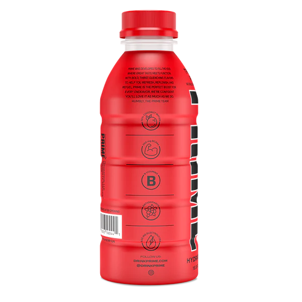 Prime Hydration Drink Sports Beverage "TROPICAL PUNCH," Naturally Flavored, 10% Coconut Water, 250mg BCAAs, B Vitamins, Antioxidants, 835mg Electrolytes, 25 Calories per 16.9 Fl Oz Bottle - Life of Riley Supplements Trading LLC