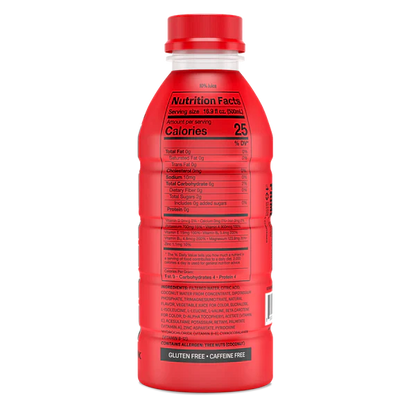 Prime Hydration Drink Sports Beverage "TROPICAL PUNCH," Naturally Flavored, 10% Coconut Water, 250mg BCAAs, B Vitamins, Antioxidants, 835mg Electrolytes, 25 Calories per 16.9 Fl Oz Bottle - Life of Riley Supplements Trading LLC